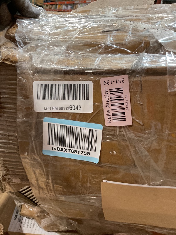 Photo 1 of *** POSSIBLY FOR PARTS/UNKNOWN DAMAGES/MISSING PIECES*** Storage cabinet with drawers. Features glass. No instructions found.