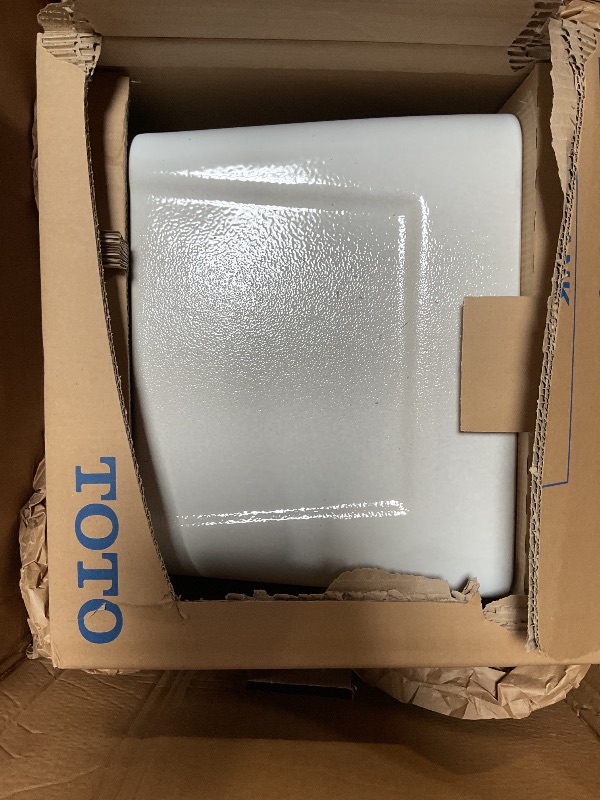 Photo 1 of ****TANK ONLY****TOTO Drake Two-Piece Elongated 1.6 GPF Universal Height TORNADO FLUSH Toilet with CEFIONTECT, Cotton White - CST776CSFG#01