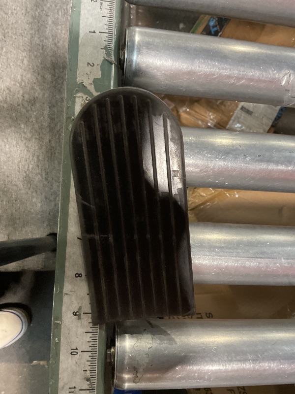 Photo 1 of 3 in. L Rubber Gray Wedge Door Stop