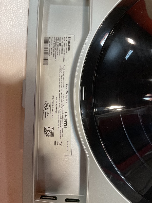 Photo 1 of Samsung 49" Odyssey OLED G9 (G91SD) Dual QHD QD-OLED G-Sync Compatible Curved Gaming Monitor, 144Hz, 0.03ms, AMD FreeSync Premium Pro, Ergonomic Stand, 3 Year Warranty, LS49DG910SNXZA, 2024