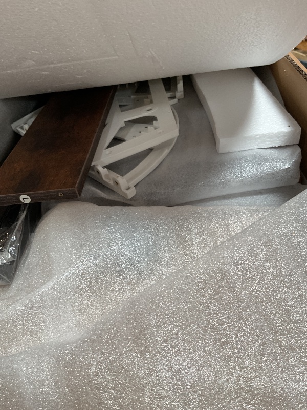 Photo 1 of **POSSIBLY FOR PARTS/PARTIALLY ASSEMBLED** Nicetree Shoe Cabinet Storage for Entryway, Narrow Shoe Rack with 3 Flip Drawers, Freestanding Fluted Accent Shoe Organizers with 3-Tier Adjustable Shelves for Hallway Foyer Rustic