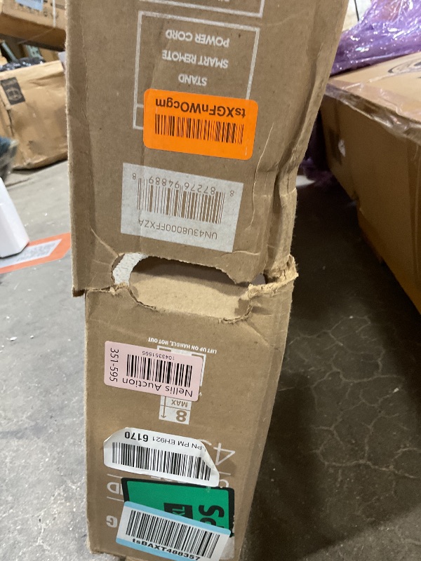 Photo 1 of *****BROKEN. PARTS ONLY!!!!***** Samsung 43-Inch Class Crystal UHD U8000F 4K Smart TV (2025 Model) Endless Free Content, Crystal Processor 4K, MetalStream Design, Knox Security, Alexa Built-in