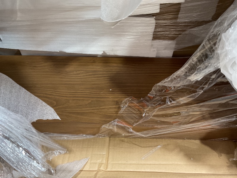 Photo 1 of *DESIGN OF TABLE MAY VARY* Meridian Furniture 269-S Cresthill Collection Mid-Century Modern Console Table with Ash Burl Wood, Natural Ash Finish, Curved Art Deco Design, 54" W x 14" D x 30" H,