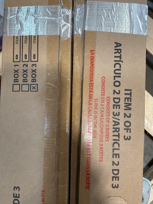 Photo 1 of ****INCOMPLETE SET 2 of 3 BOXES**** Backyard Discovery Lakewood Cedar Wood Swing Set with Wave Slide, Clubhouse, Playhouse, Snack Bar Window, Picnic Area, Belt Swings, Trapeze, Full Front Door, Windows, Step Ladder, Outdoor Playset