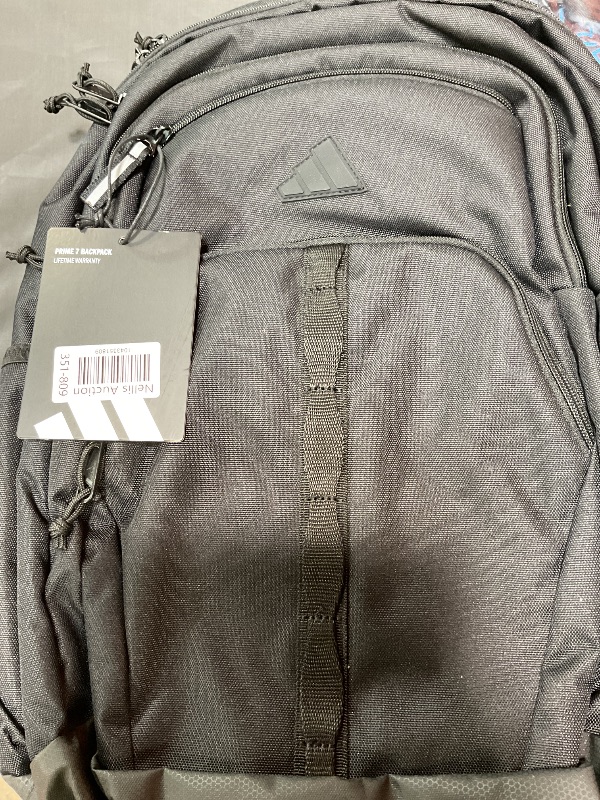 Photo 1 of adidas Prime Backpack for Work, Travel Bag for Women and Men with Padded Compartment for Laptop, Black, One Size