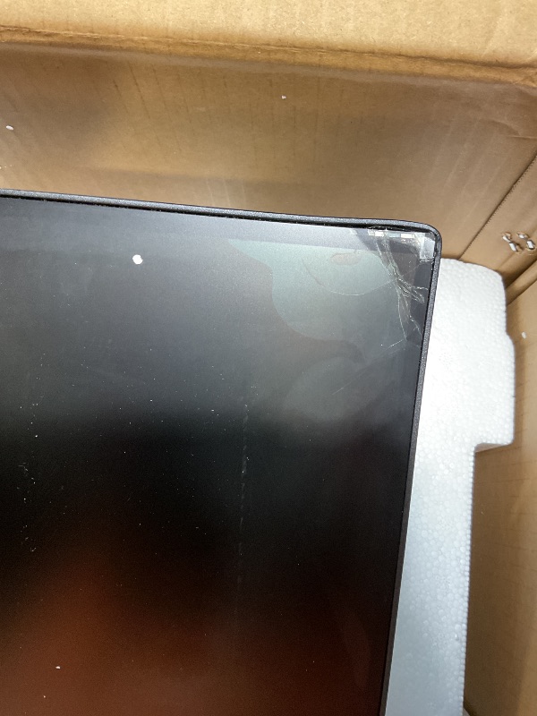 Photo 1 of ****CRACKED SCREEN PRODUCT IS FOR PARTS ONLY**** LG 45GR65DC-B Ultragear Curved Gaming Monitor 45-Inch 32:9 QHD 200Hz 1ms UltraWide Display AMD FreeSync Premium Pro VESA DisplayHDR 600 HDMI 2.1 x2 DP UBS x3 Tilt/Height/Swivel Stand - Black