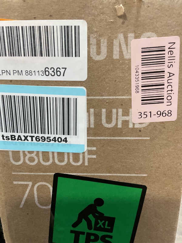 Photo 1 of *****CRACKED SCREEN PARTS ONLY***** Samsung 70-Inch Class Crystal UHD U8000F 4K Smart TV (2025 Model) Endless Free Content, Crystal Processor 4K, MetalStream Design, Knox Security, Alexa Built-in