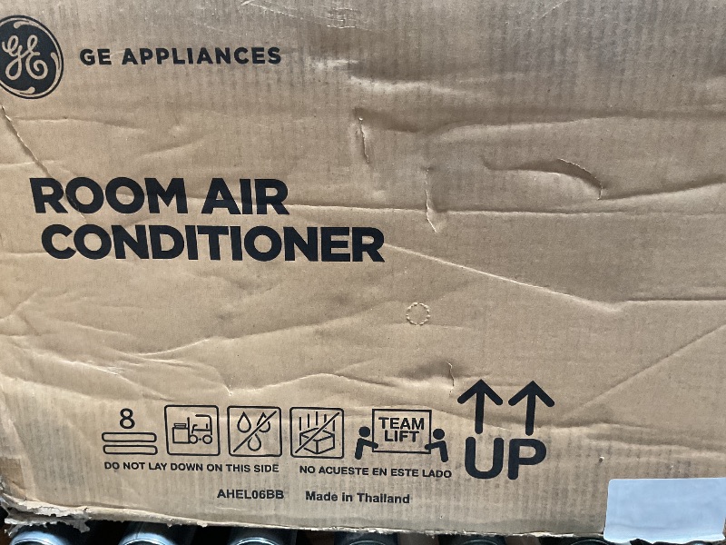 Photo 1 of GE 6,200 BTU Ultra Quiet Window Air Conditioner for Small Rooms and Bedrooms, Control Using Remote, 6K Window AC Unit, Easy Install with Included Kit, White