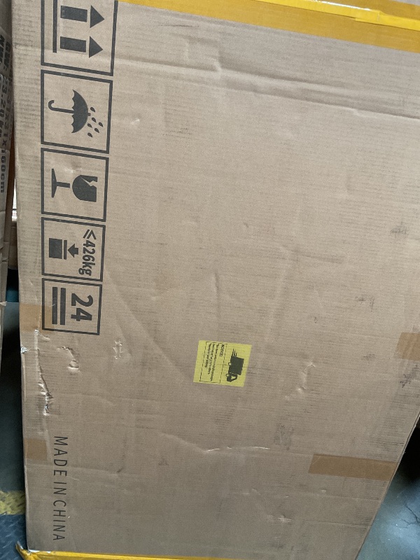 Photo 1 of * FOR PARTS ONLY BOX 1 OF 2 * YITAHOME 200 Gallon Double-Wall Deck Box with Divider & Side Handles, Outdoor Large Storage for Patio Furniture Cushions, Garden Pool Accessories, Water Resistant & Lockable