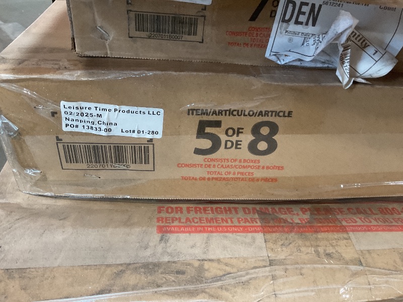 Photo 1 of **WILL NEED A TRUCK FOR PICKUP**Backyard Discovery Norwood 20 ft. x 12 ft. All Cedar Wooden Carport Pavilion Gazebo with Hard Top Steel Roof Light Brown