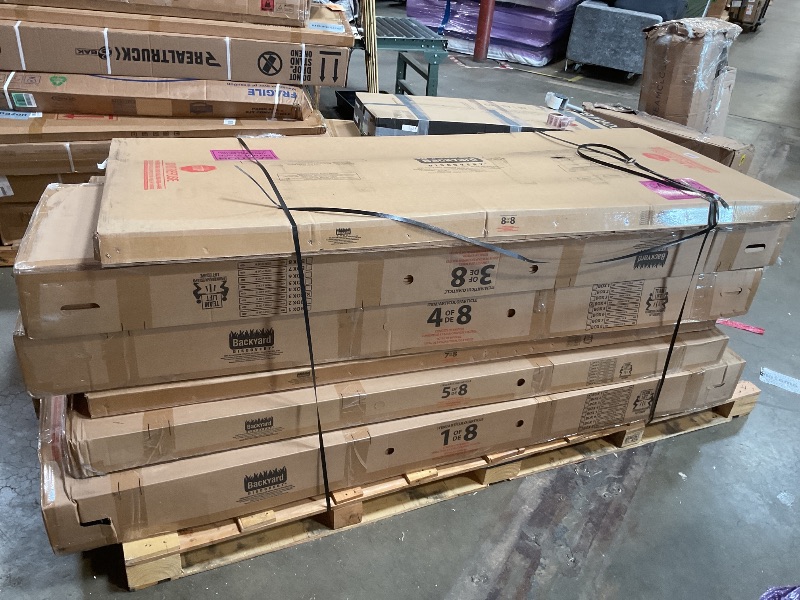 Photo 1 of **WILL NEED A TRUCK FOR PICKUP**Backyard Discovery Norwood 20 ft. x 12 ft. All Cedar Wooden Carport Pavilion Gazebo with Hard Top Steel Roof Light Brown