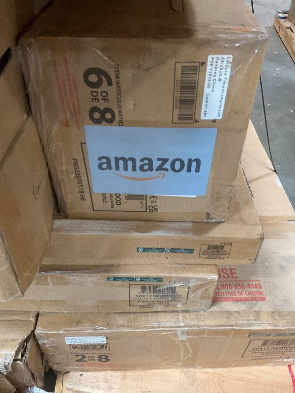 Photo 1 of **WILL NEED A TRUCK FOR PICKUP**Backyard Discovery Norwood 20 ft. x 12 ft. All Cedar Wooden Carport Pavilion Gazebo with Hard Top Steel Roof Light Brown