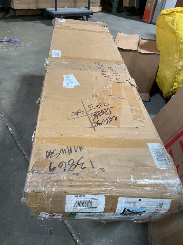 Photo 1 of **SELLING FOR PARTS AS PARTIAL SET. A**LFT HUIMEI2Y Glass Display Cabinet with LED Lights and Lock, 4-Shelf Curio Cabinets with Door, Tempered Glass Collection Display Showcase for Bedroom, Living Room 65”x 17”x 14.5” Black