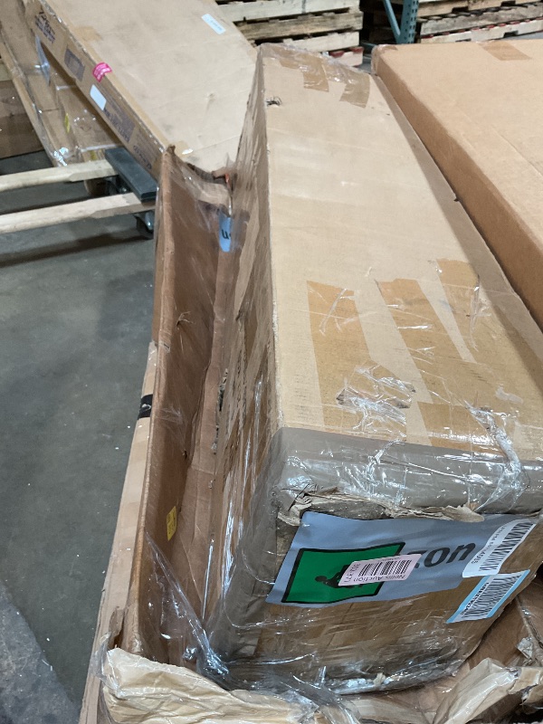 Photo 1 of **MISSING PARTS/PIECES** Beimo Air Conditioner Fence Privacy Screen 50 "H x 50 "W Trash Can Enclosure?Pool Equipment Enclosure White Outdoor Privacy Vinyl Fence Panels for Outside?2 Panels with Metal Stake?