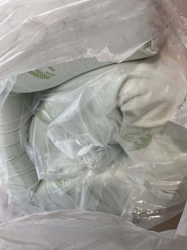 Photo 1 of **DIRTY FROM TRANSPORT **NapQueen Twin Size, 6 Inch Anula Green Tea Infused Memory Foam Mattress, Bed in a Box, CertiPUR-US Certified