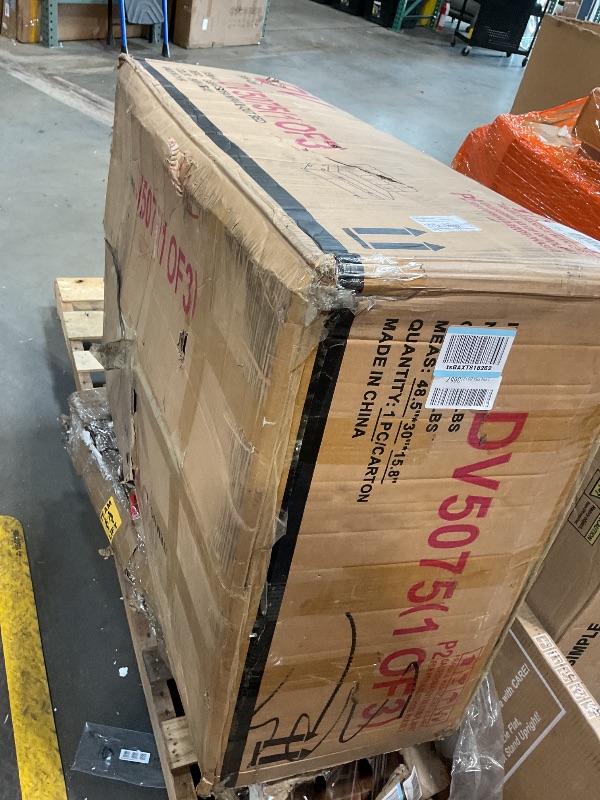 Photo 1 of **ONE BOX OF THREE. SELLING FOR PARTS AS PARTIAL SET Devion Furniture Regis 4-in-1 Convertible L Shaped Couch with Pull Out Bed and Storage, Sectional Sleeper Sofa with Reversible Chaise for Living Room, Apartment, Bedroom, Office