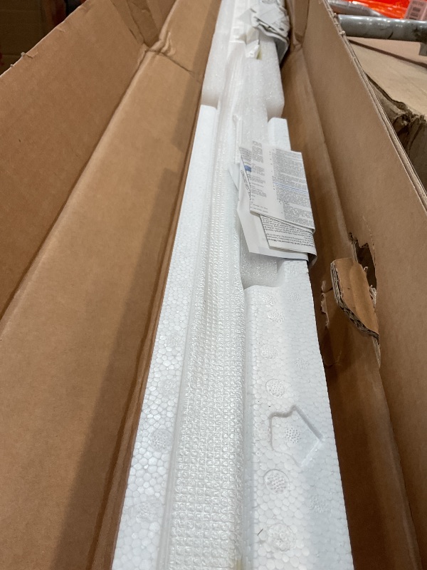 Photo 1 of **FOR PARTS** Samsung 85” The Frame Customizable Bezel (2025 Model), Magnetic, Quick and Easy Installation, VG-SCFF85WTBZA, Modern White