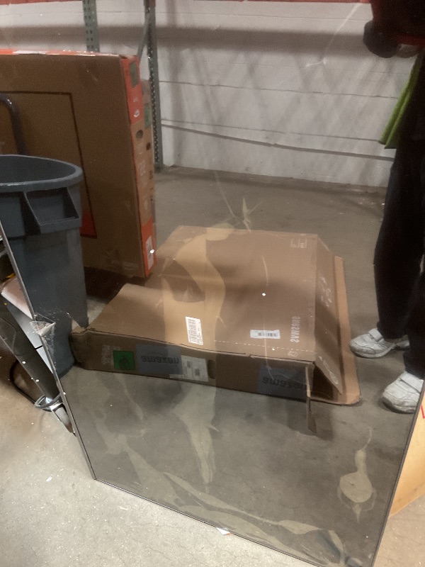 Photo 1 of **MAJOR DAMAGE. SELLING FOR PARTS **Samsung 55-Inch Class Crystal UHD 4K Bed-H Series HDR Business Pro TV w/ 3-Sided Bezel-Less Slim Design, Use for Digital Signage Displays, Commercial TV, Alexa Built-in (LH55BEDHLG, 2024 Model)