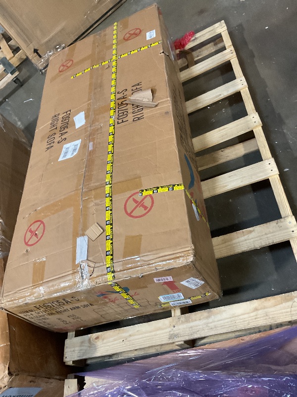 Photo 1 of **SELLING FOR PARTS AS PARTIAL SET **Osparple Sectional Couches Comfy Fluffy Fabric L Shaped Couch 3 Pieces Couches for Living Room with Storage Ottoman for Office and Small Apartment, Dark Grey