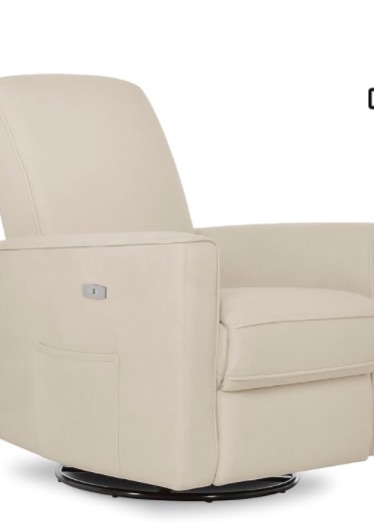 Photo 1 of Evolur Harlow Deluxe Upholstered Plush Seating Glider 