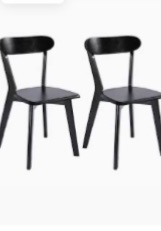 Photo 1 of DELAVIN Soild Wood Dining Chairs