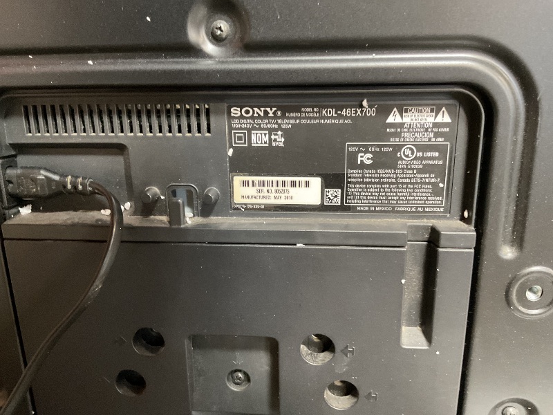 Photo 1 of Full HD 1080p Resolution
Edge LED Backlighting with Slim Design
Wi-Fi Ready
BRAVIA Internet Capable
Motionflow 120Hz Technology
Ambient Sensor
USB Port
Presence Sensor Technology
Energy Saving Switch
Show Less
The KDL-46EX700 46" BRAVIA HDTV from Sony is 