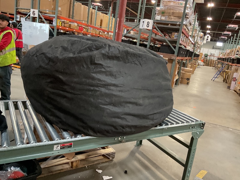 Photo 1 of 5 ft Bean Bag Chair: 5' Large Memory Foam Filled Bean Bag Chairs for Adults with Filling,Ultra Soft Dutch Velvet Cover,Round Fluffy Lazy Sofa for Living Room - 5 Foot, 