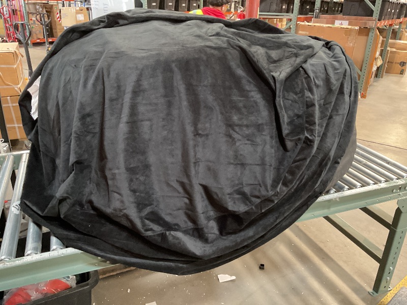 Photo 1 of 5 ft Bean Bag Chair: 5' Large Memory Foam Filled Bean Bag Chairs for Adults with Filling,Ultra Soft Dutch Velvet Cover,Round Fluffy Lazy Sofa for Living Room - 5 Foot, 
