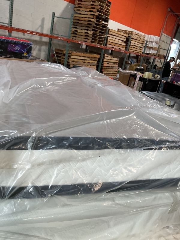 Photo 1 of DIRTY FROM TRANSPORT*Signature Design by Ashley Queen Size Chime 12 Inch Medium Firm Hybrid Mattress with Cooling Gel Memory Foam for Pressure Relief