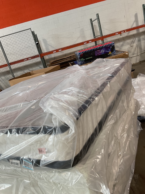 Photo 1 of DIRTY FROM TRANSPORT*Signature Design by Ashley Queen Size Chime 12 Inch Medium Firm Hybrid Mattress with Cooling Gel Memory Foam for Pressure Relief