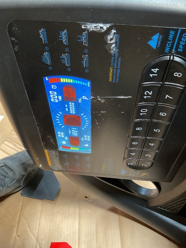 Photo 1 of THERUN Incline Treadmill, Treadmills for Running and Walking, 300 lbs Weight Capacity Folding Treadmill with 0-15% Auto Incline, Wide Belt, 3.5 HP, App, Heart Rate, Orange
