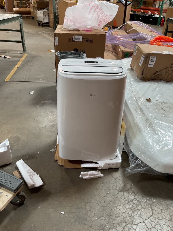 Photo 1 of LG 10000 BTU SACC(14000 ASHRAE) Portable Air Conditioners with Dual Inverter Cools 450 Sqft Ultra Quiet & Easy Install WiFi App Medium & Large Room Air Conditioner AC Unit Home White LP1022FVSM