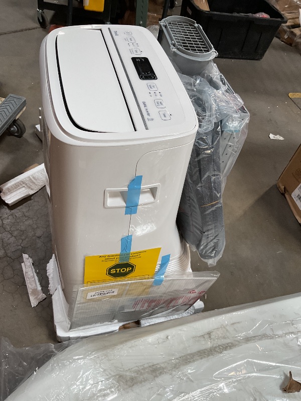 Photo 1 of LG 10000 BTU SACC(14000 ASHRAE) Portable Air Conditioners with Dual Inverter Cools 450 Sqft Ultra Quiet & Easy Install WiFi App Medium & Large Room Air Conditioner AC Unit Home White LP1022FVSM