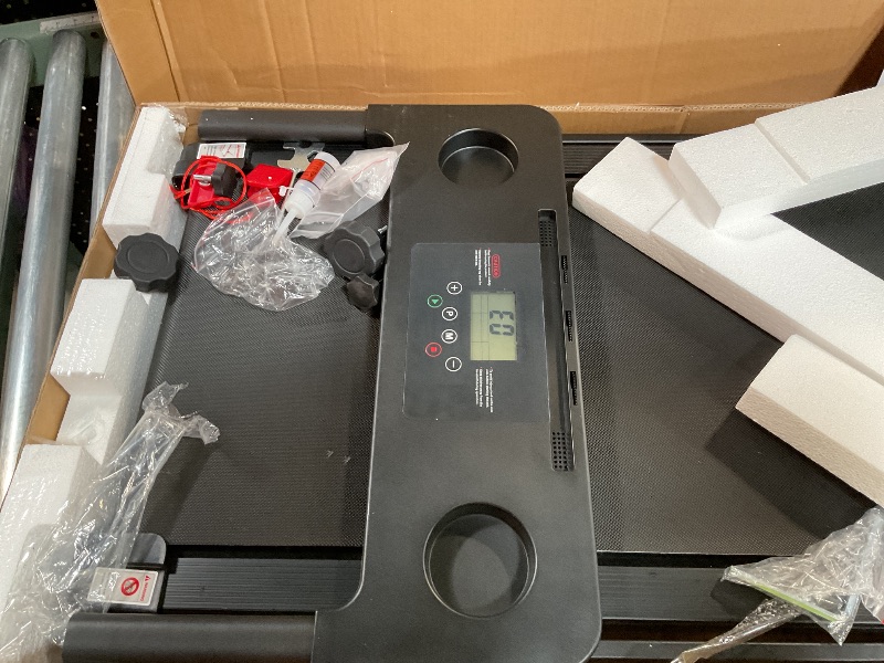 Photo 1 of Aorapulse Portable Foldable Treadmills for Home, Small Folding Treadmill for Home Office with 300 LBS Capacity, Walking Running Exercise Electric Compact Treadmill with LED Display