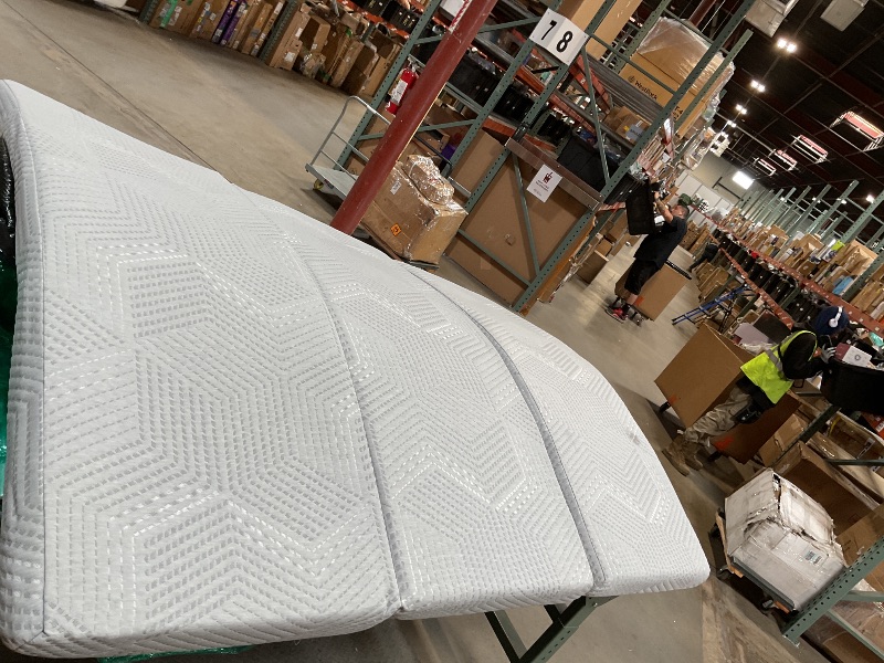 Photo 1 of **Some dirt from transport. **IULULU Folding Mattress Full Size, 4 Inch Tri-Fold Memory Foam Mattress, Foldable Gel-Infused Mattress Topper with Washable Cover for Playroom, Camping, Guest, 75" x 54" x 4"