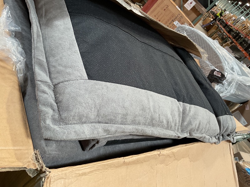Photo 1 of **LEFT HALF ONLY** DREAMODERN 88.5" Wide Modern 3-Seater Sofa Couch for Living Room, Sectional Sofa Dutch Velvet Upholstered Sofa Couch  for Small Space..