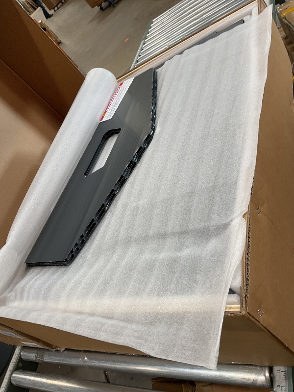Photo 1 of ** missing box number3/3 Looks like there are two out of three boxes here.**YITAHOME 6x6FT Outdoor Storage Shed w/o Floor, All-Weather Plastic Shed with Lockable Doors, Window & Vents, Plastic Tool Shed for Backyard, Patio, Poolside, Lawn, Gray