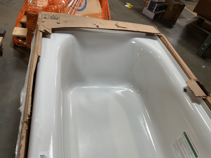 Photo 1 of American Standard 1391202.020 Princeton PRO 60 x 30-Inch Alcove Bathtub, Right-Hand Drain, White