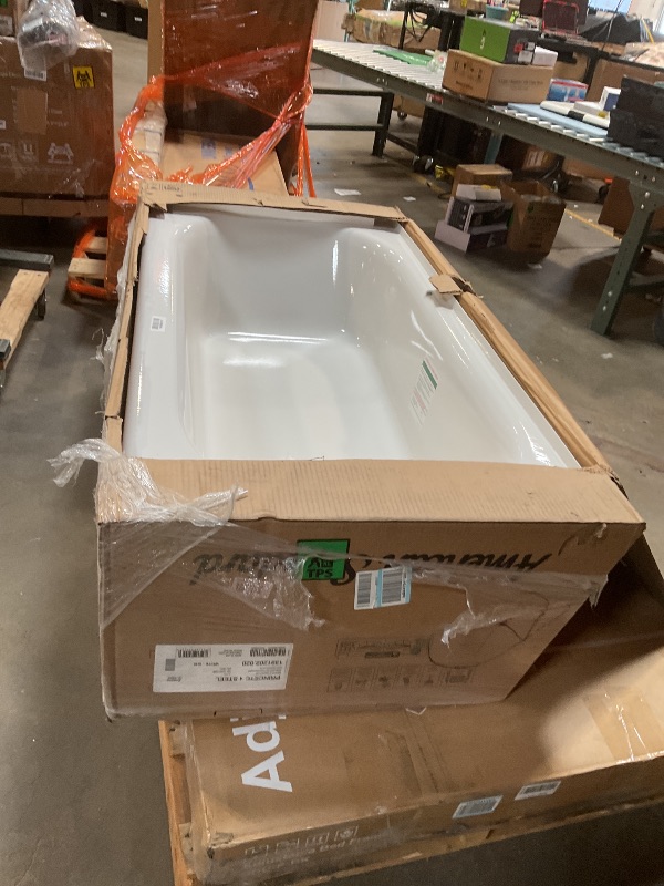 Photo 1 of American Standard 1391202.020 Princeton PRO 60 x 30-Inch Alcove Bathtub, Right-Hand Drain, White