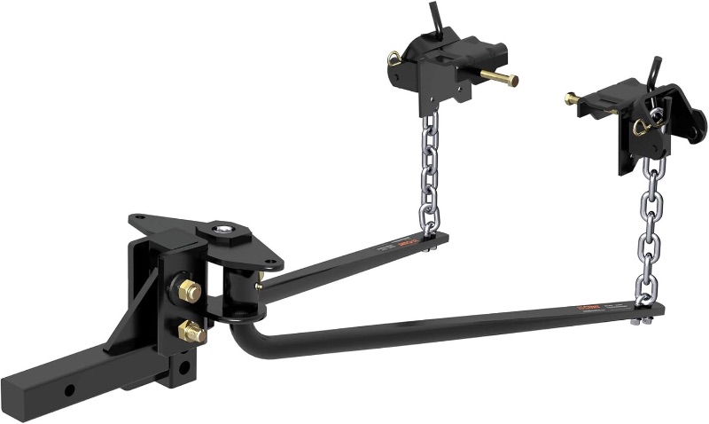 Photo 1 of CURT 17052 Round Bar Weight Distribution Hitch with Integrated Lubrication, Up to 10K, 2-Inch Shank