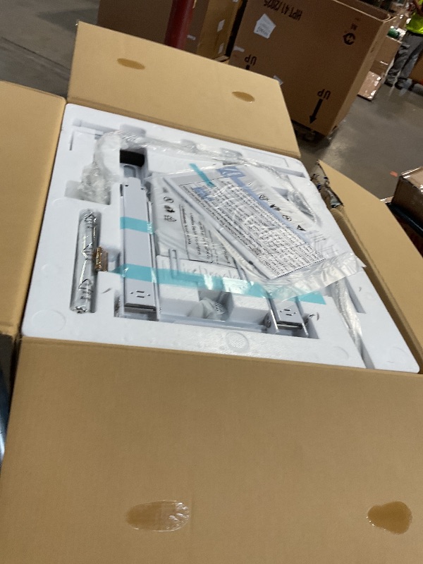 Photo 1 of Midea 12,000 BTU U Shaped Smart Inverter Window Air Conditioner, Cools up to 550 Sq. Ft.,Ultra Quiet with Open Window Flexibility, Works with Alexa/Google Assistant, 35% Energy Savings, Remote Control
