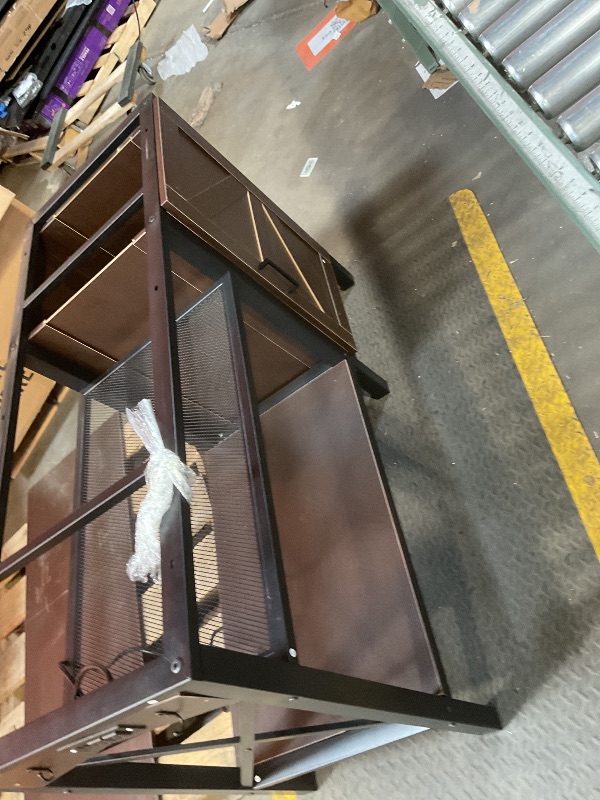 Photo 1 of **WILL NEED LARGE VEHICLE FOR PICKUP**
32 inches high 
20.5 wide
52 inches long
Aquarium stand with cabinet and plug-in
