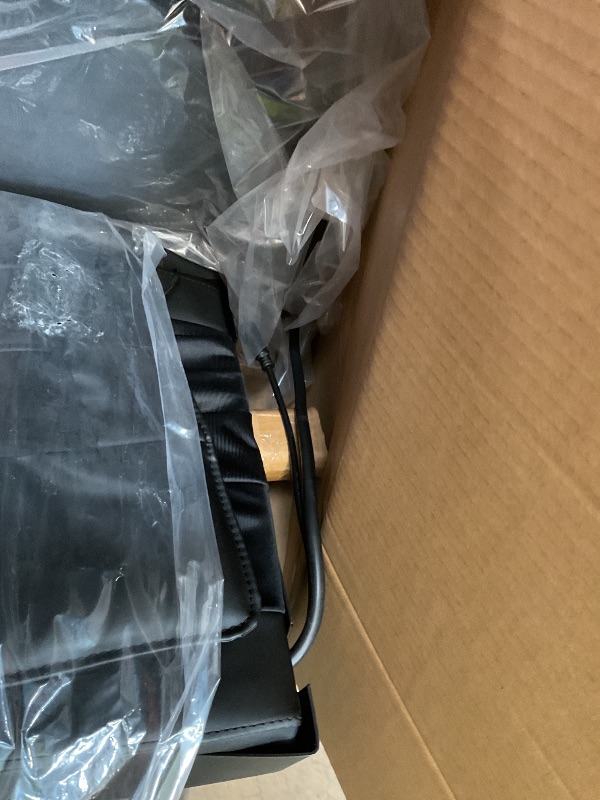 Photo 1 of **ONLY ONE BOX. LOOKS LIKE THE MAIN CHAIR.** SMAGREHO Electric Massage Chair, Zero Gravity Full Body Massage Shiatsu Recliner, Black