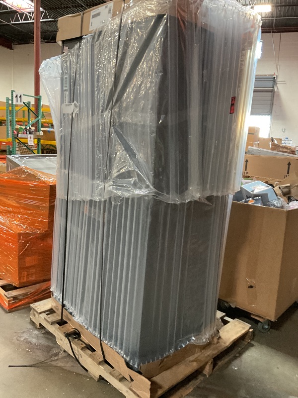 Photo 1 of **WILL NEED A TRUCK FOR PICKUP**Sandusky CA41362472-09 Classic Series Metal Storage Cabinet with Adjustable Shelves, Locking Handle, 24" D x 36" W x 72" H, Black