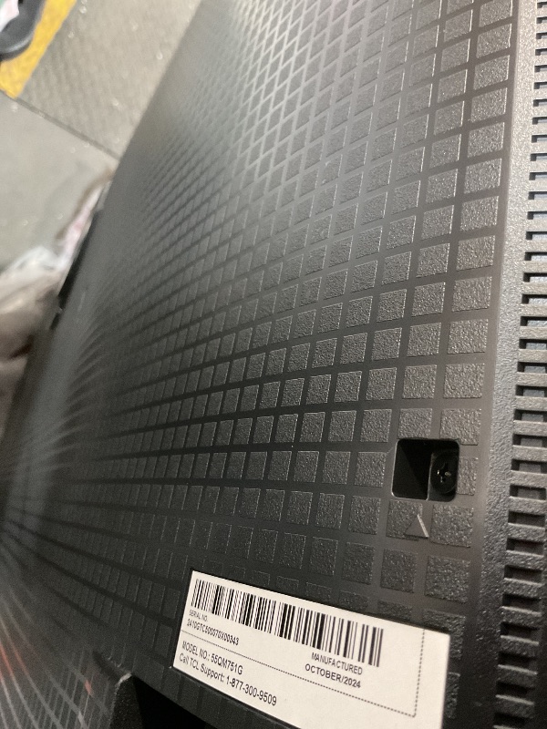 Photo 1 of TCL 55-Inch QM7 QLED 4K Smart QD-Mini LED TV with Google TV (55QM751G, 2024 Model) Dolby Vision IQ, Dolby Atmos, HDR, Game Accelerator up to 120Hz, Voice Remote, Works with Alexa, Streaming Television