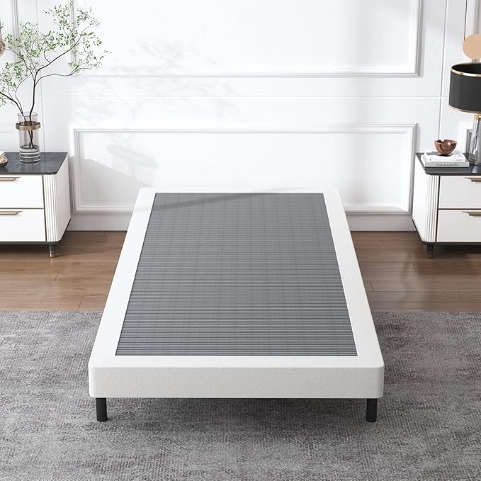 Photo 1 of Box Spring Twin 4 Inch, Heavy Duty BoxSpring Twin, Sturdy Box Spring Only, Easy Assembly, Noise Free