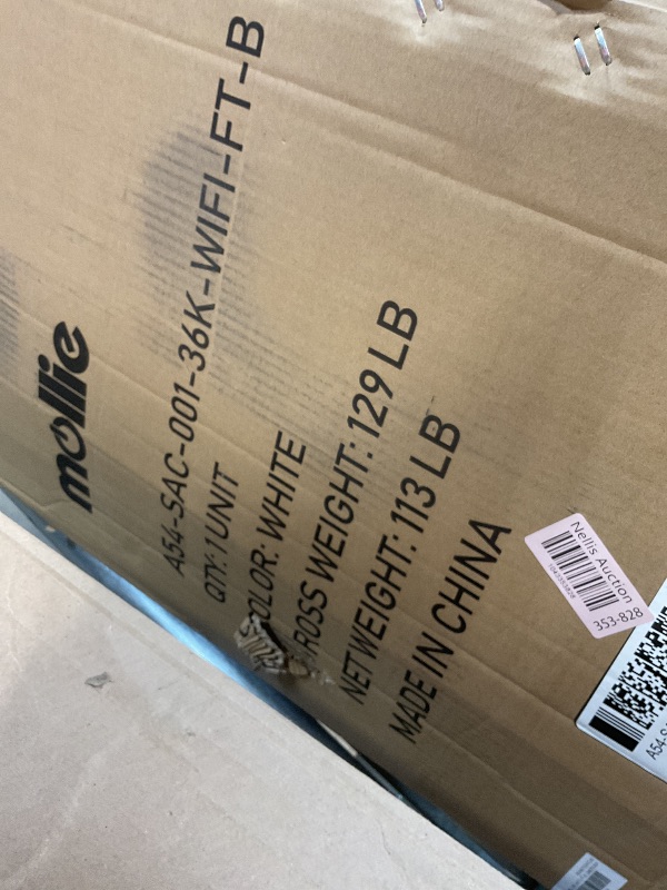 Photo 1 of * OUTDOOR UNIT ONLY* mollie 36000 BTU Mini Split Air Conditioner w/4-in-1 Filters, 208/230V 19 SEER2 AC Unit with Smart App Control, Cools Up to 2500 Sq. Ft, Pre-Charged Heat Pump and Installation Kits