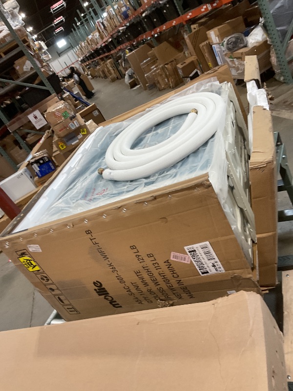 Photo 1 of * OUTDOOR UNIT ONLY* mollie 36000 BTU Mini Split Air Conditioner w/4-in-1 Filters, 208/230V 19 SEER2 AC Unit with Smart App Control, Cools Up to 2500 Sq. Ft, Pre-Charged Heat Pump and Installation Kits