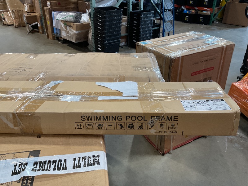 Photo 1 of Blue Wave San Pedro 24-ft Round 52-in Deep Above Ground Swimming Pool – Steel Top Rails, Sand Filter, Skimmer, Liner, A-Frame Ladder & Maintenance Kit – Complete Outdoor Pool Accessories