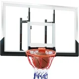 Photo 1 of 48in Basketball Backboard and Rim Combo, Wall-Mounted Basketball Hoop with Shatterproof Polycarbonate Backboard for Kids Adults Indoor Outdoor Use